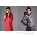 महिलाओं की शीतकालीन लॉन्ग डाउन जैकेट मोटी गर्म निर्यात